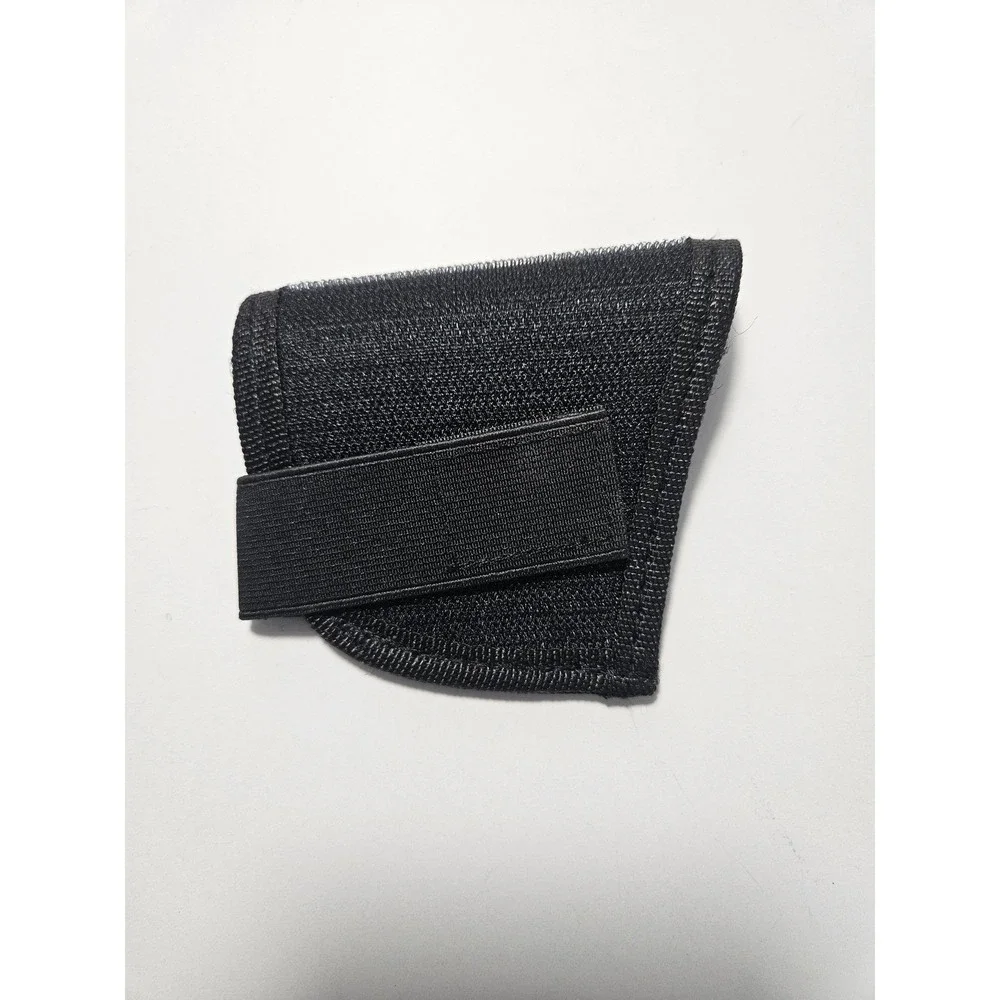 ROMA Leathers Concealed Carry Crossbody Bag, Black Pebbled Leather, No Key - Picture 10 of 10